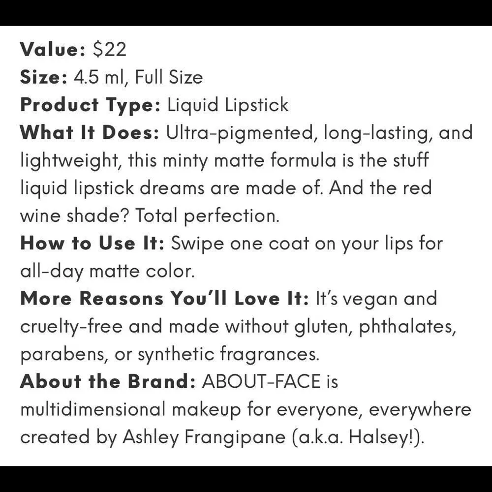About-Face oh my